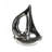 Decorative Ceramic Sailboat Sculpture with Glossy Finish for Home Decor - Coastal Object Accent for Office or Living Room Decoration-235544030-240994959