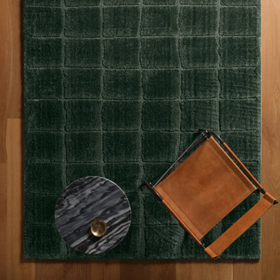 Jaipur Living Kade Powerloomed Modern/Contemporary Green Area Rug (9'2inX13'10in)