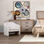 Fauteuil d'appoint rembourré en mélange de polyester Alda Alda-304940332