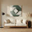 Minimalisme 90, art mural gris en métal-9594074
