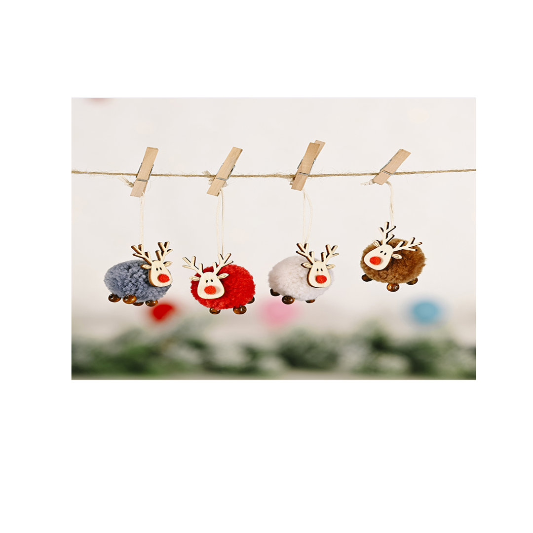 Christmas Ornament - Moose Set Of 4 (Set of 4) The Holiday Aisle®