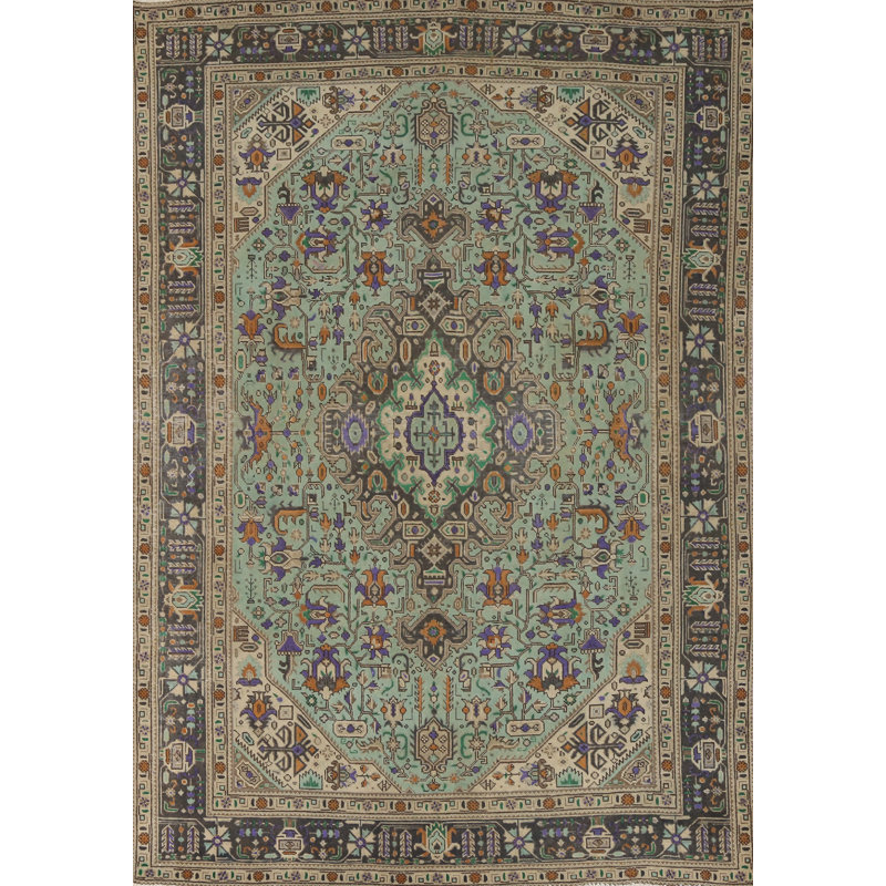 Tapis traditionnel en laine 6 x 9