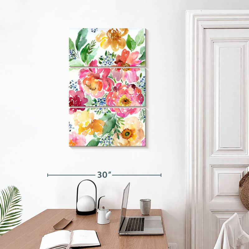 Yellow And Pink Peonies