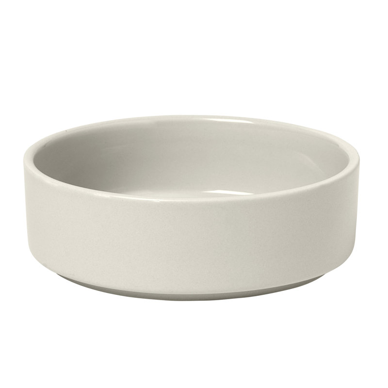 Pilar Moonbeam 6" Stoneware Pasta Bowl Set of 4