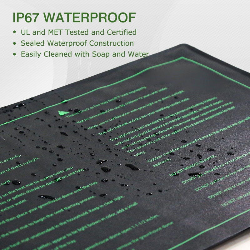 20 in. x 20 in. Waterproof Seedling Heat Mat