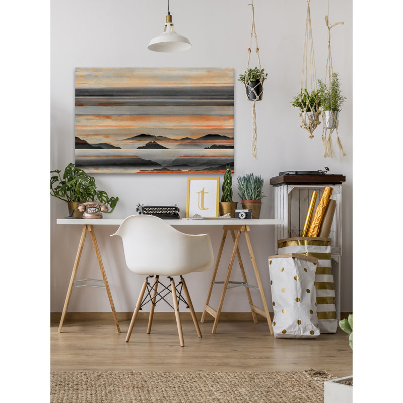 «Desert Mountains», reproduction d'art sur toile tendue, H 30 po x l 45 po x P 1,5 po