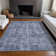 Machine Washable Indoor/Outdoor Claudian ACN1627 Blue Rug