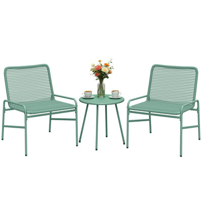 2 - Person Patio Dining Set with Round Table