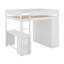 Lit mezzanine double avec placards et bureau-1955112943
