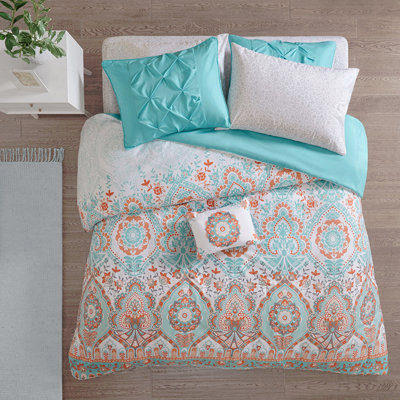 Twin XL Boho Comforter Set with Bed Sheets