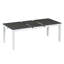Ensemble de table de salle à manger extensible 78,1 pouces Rustic 7 pièces avec rallonge amovible de 18 pouces, 6 chaises de salle à manger rembourrées, 2 tiroirs intégrés-1199875446-1199875448-1199875450