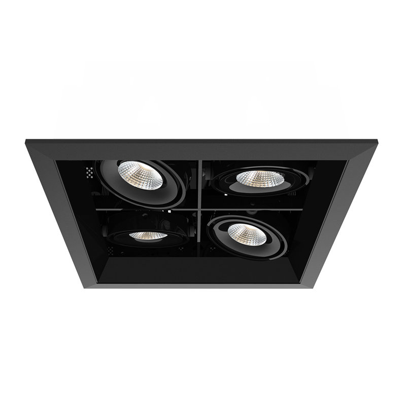 Remodel Recessed Lighting Housing, Black