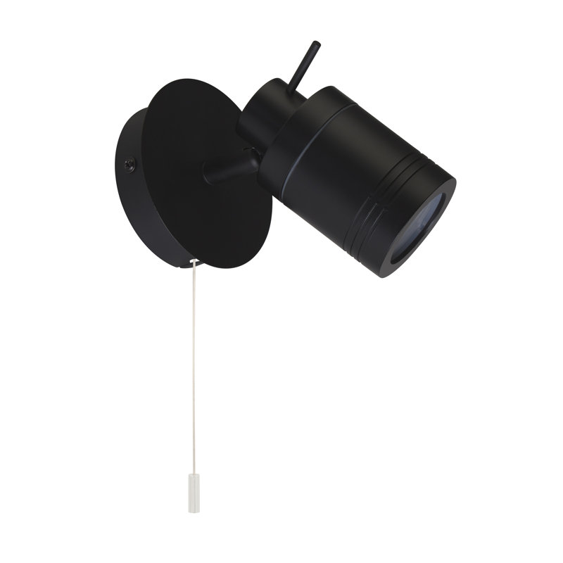 Azriel Mild Steel Spotlight, Black