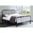 Bedroom Metal Bed, Full Size With Blue Elegant Touch Bed Refined Finish-541473797-541473799
