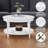Mayall 30" No Tools Round Coffee Table with Shelf-1614993162