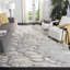 Tapis gris / ivoire touffeté à la main Banham-263569516