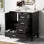 Meuble-lavabo simple avec plateau en céramique Shalimar, armoire de rangement moderne avec porte à fermeture douce et structure en bois massif, style autoportant-728183009-734106711