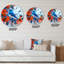 Bouvreuil vif assis sur une branche III - Horloge murale traditionnelle-60328971