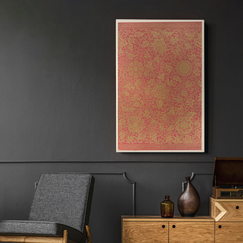 Framed On Canvas Print, 49'' H x 33'' W