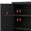 Cuisine en métal 2 portes Varnado avec tablettes réglables-390802690