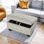 Repose-pieds en similicuir avec rangement-97791698