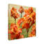 «Orange Orchid Bloom» par Anthony Christou, impression sur toile tendue-738744468