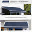 Auvent de patio rétractable polyvalent pour une protection et un style extérieurs-121491768