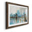 Teal City Shadows - Cadre photo, reproduction d'art sur papier-1166175410-1166175414