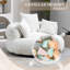 Chenille Bean Bag Chair-430888849