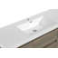 Meuble-lavabo simple 59 po avec plateau en résine Ekhard-1947242076