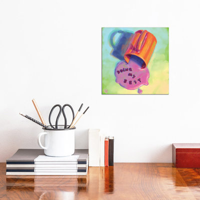 «Doing My Best», reproduction d'art sur toile tendue