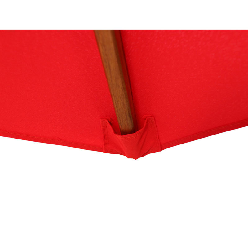 Sasha 635cm Market Parasol, Red