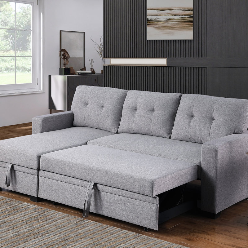 Canapé modulaire rembourré avec méridienne