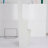 29.2" Small Space Left Drawer Desktop Vanity Table + Cushioned Stool, Extra Large Right Sliding Mirror, Multi Layer High Capacity Storage, Practical Fashionable Dresser-1283260444