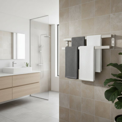 Porte-serviettes double 24 po Premium SUS304