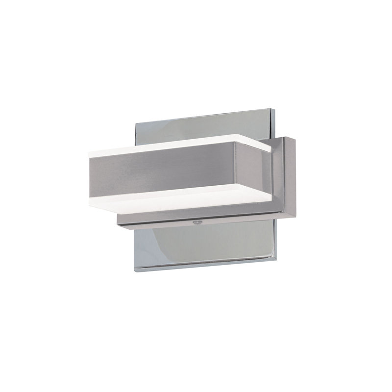 Éclairage pour meuble-lavabo mural à 1 lumière Viola, Chrome poli