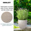 Idealist Plaited Style Round Planter Outdoor Plant Pot-537133203-537133204