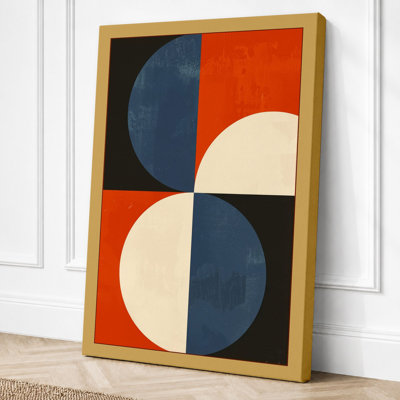Chromatic Balance Geometric - Wrapped Canvas