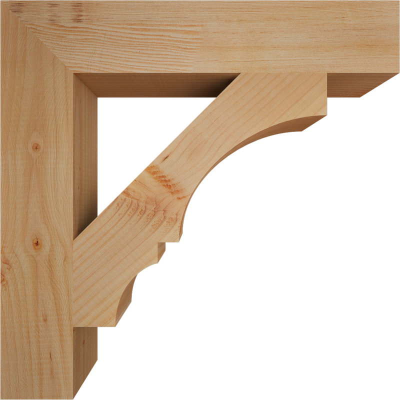 Support de bloc Balboa, Sapin de Douglas lisse, L 3 1/2 po x P 22 po x H 22 po