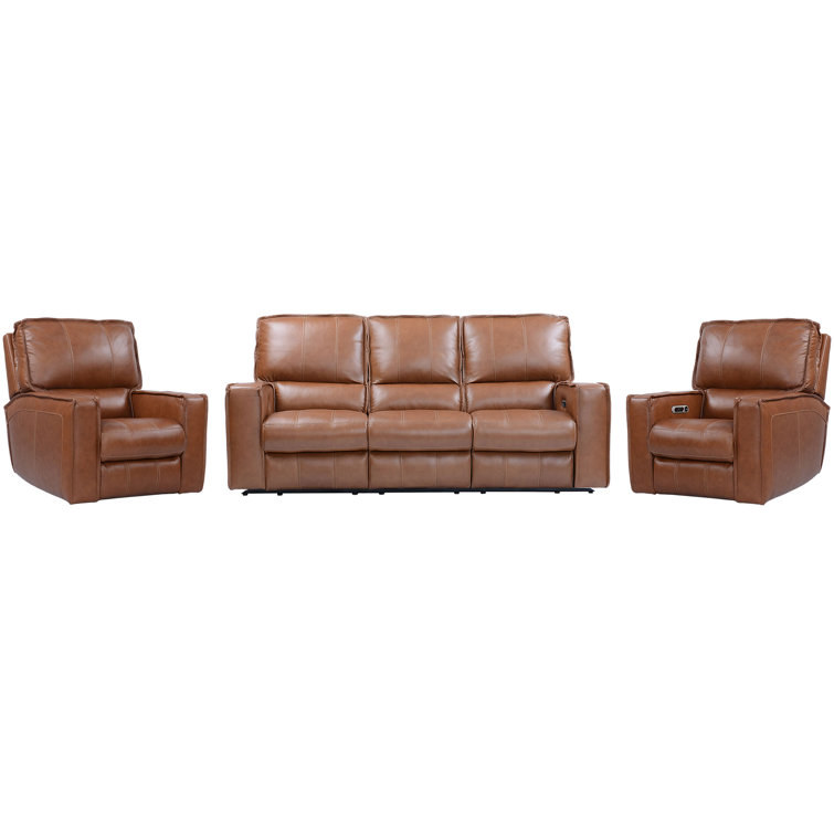 Power Reclining Sofa And Two Recliners
