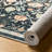 Machine Washable Floral Area Rug with Non-Slip Backing, Oriental Inspired Vintage Design for Living Room, Bedroom, Dining Room, and Home Office-303330952