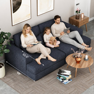 4 Seater Sofa & Chaise