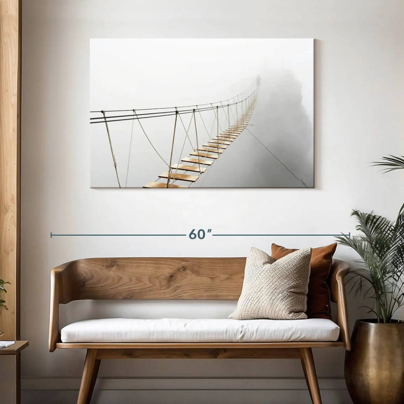 Pont suspendu Lilie Foggy, H 30 po x l 45 po