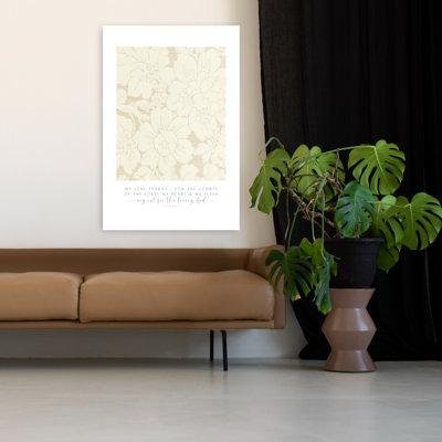 «Cry Out For The Living God», art mural moderne abstrait