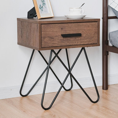 Hallee Cross Legs End Table