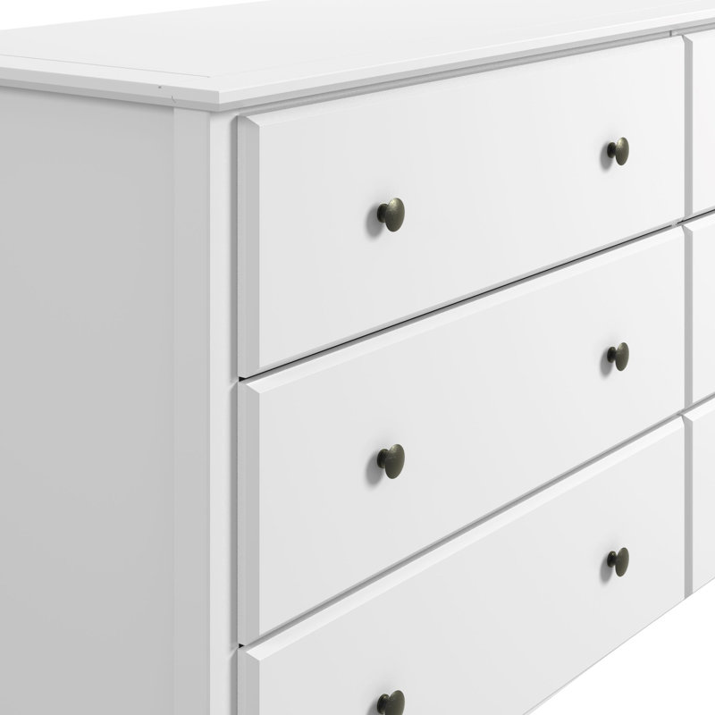 Faringdon 59'' W 6 - Drawer Dresser, White