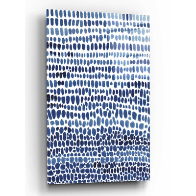 "Blue progression II" par Tim O'Toole, art mural en verre acrylique