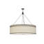 54"W Cilindro Circle X Textrene Pendant