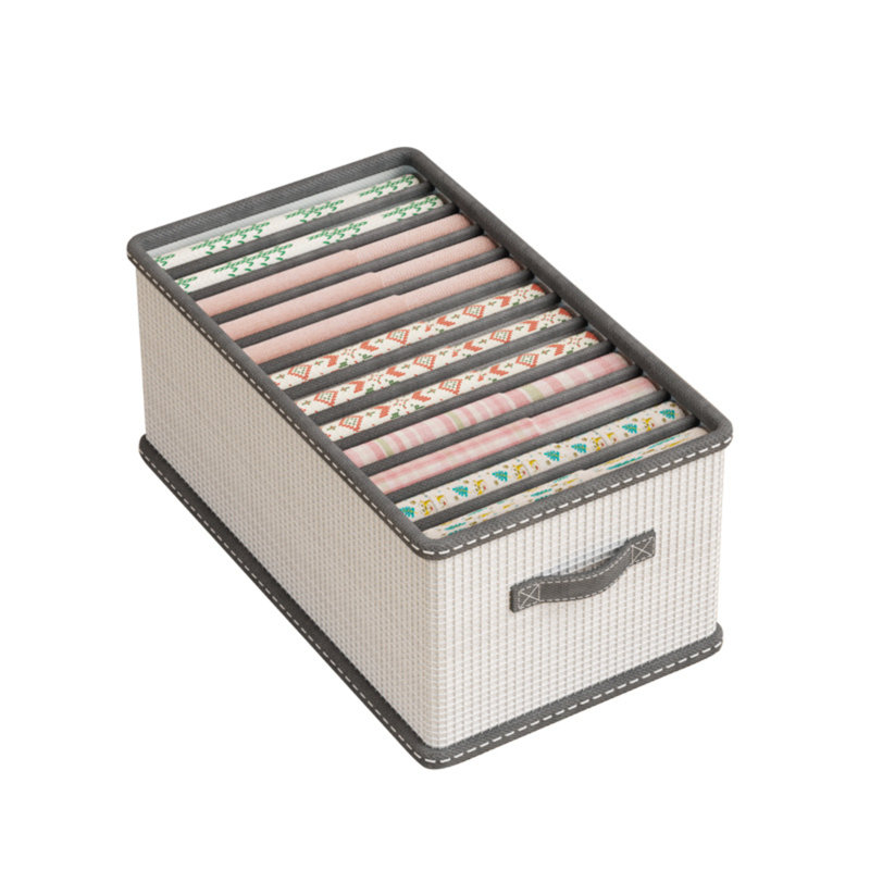 Boîte de rangement à vêtements de style tiroir pour garde-robes d'intérieur, boîte de rangement pliable