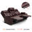 Zhanea Power Reclining Sofa with Heat and Massage,  3-Seat Dual Recliner Sofa-2006917182